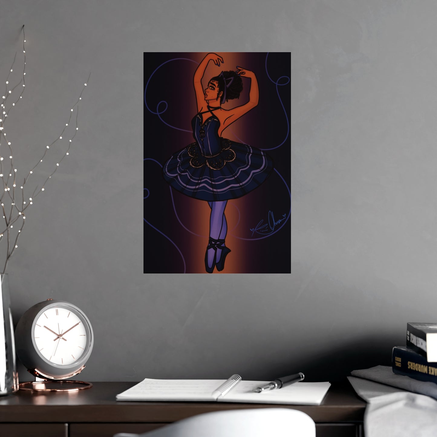 Vertical Matte Poster - Ballerina