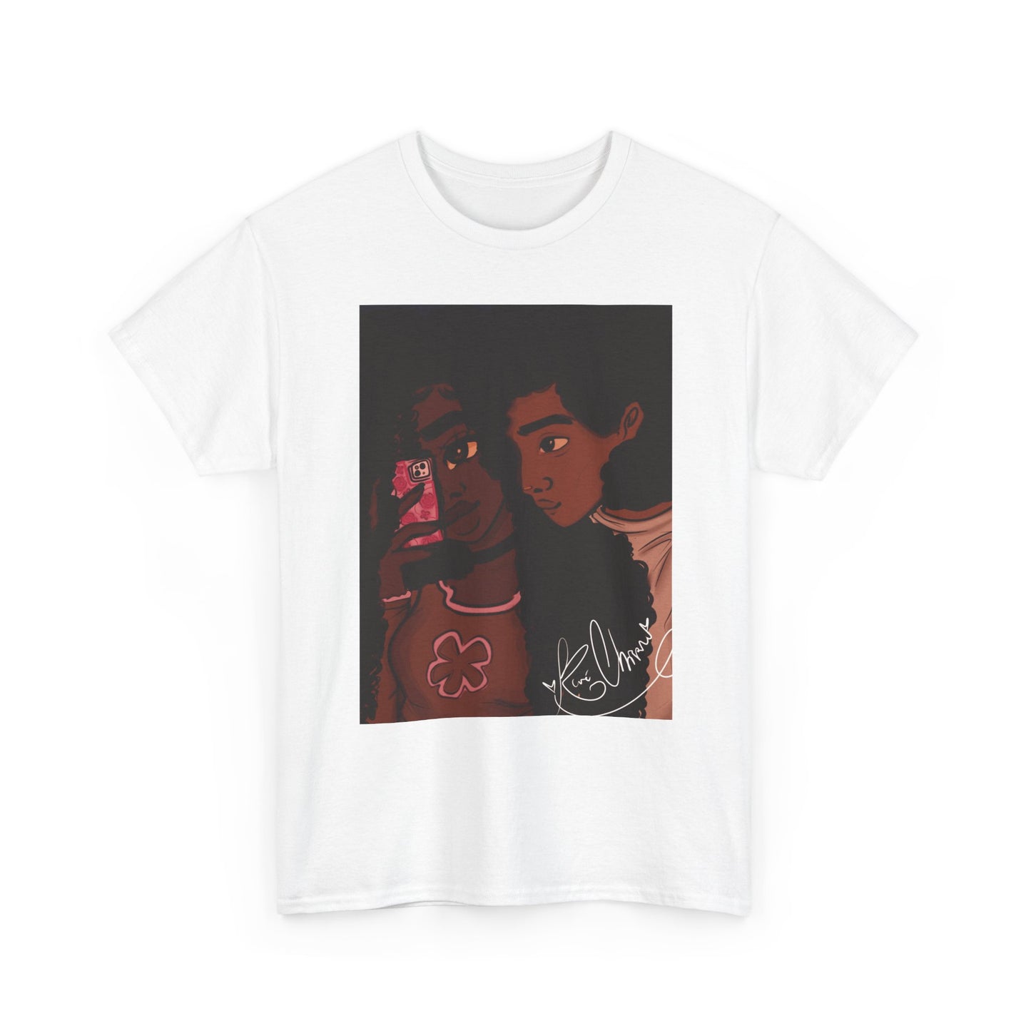 Unisex Heavy Cotton Tee (Black Love)