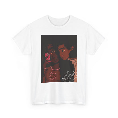 Unisex Heavy Cotton Tee (Black Love)