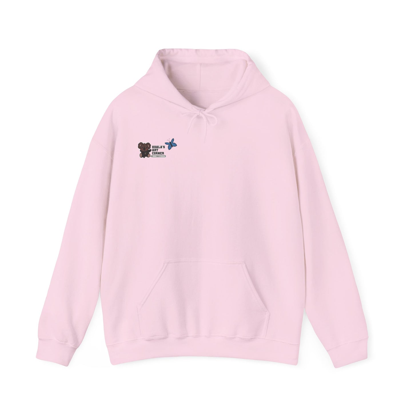 Unisex Heavy Blend™ Hooded Sweatshirt (Blue Butterfly)