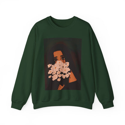 Unisex Heavy Blend™ Crewneck Sweatshirt (Flowers)