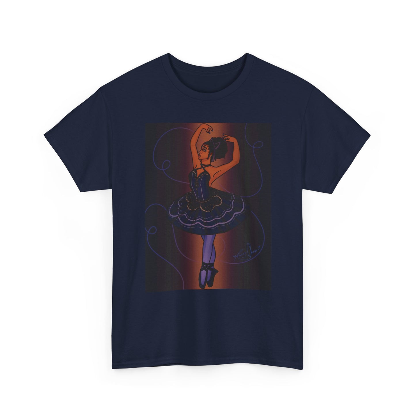 Unisex Heavy Cotton Tee (Ballerina)