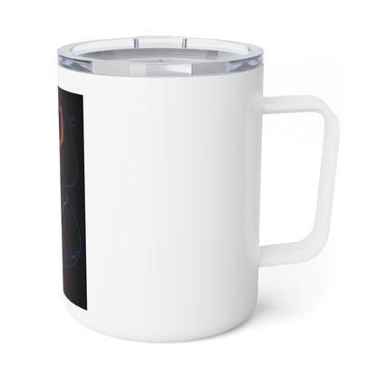 Insulated Coffee Mug, 10oz - Ballerina