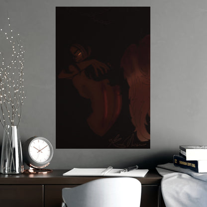 Vertical Matte Poster - Wounded Angel