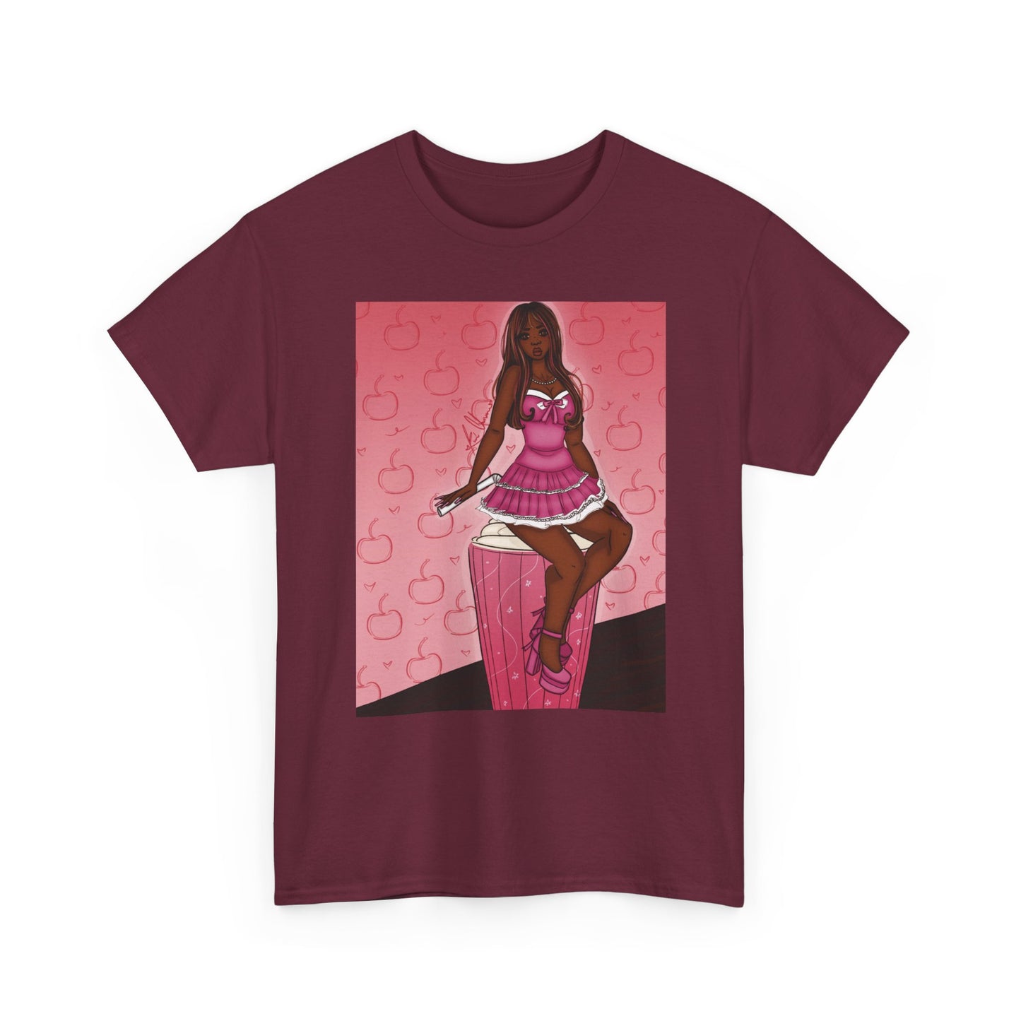 Unisex Heavy Cotton Tee (Milkshake)
