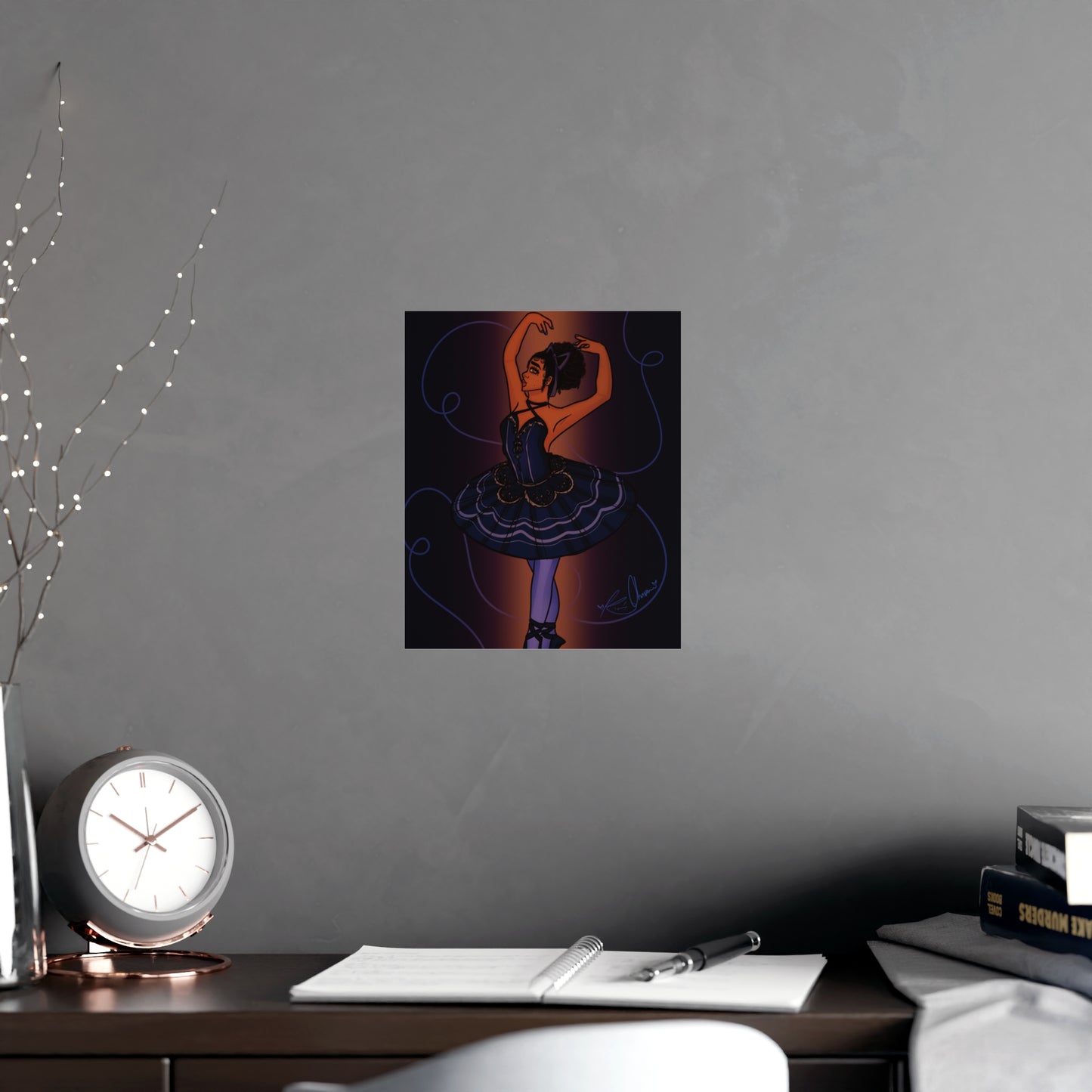 Vertical Matte Poster - Ballerina