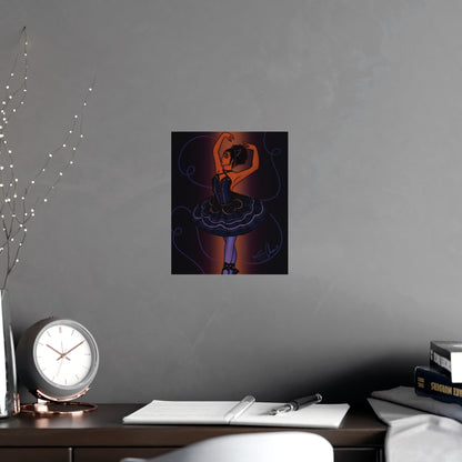 Vertical Matte Poster - Ballerina