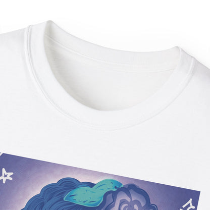 Unisex Ultra Cotton Tee (Blue Rose)