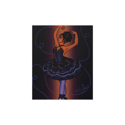 Vertical Matte Poster - Ballerina
