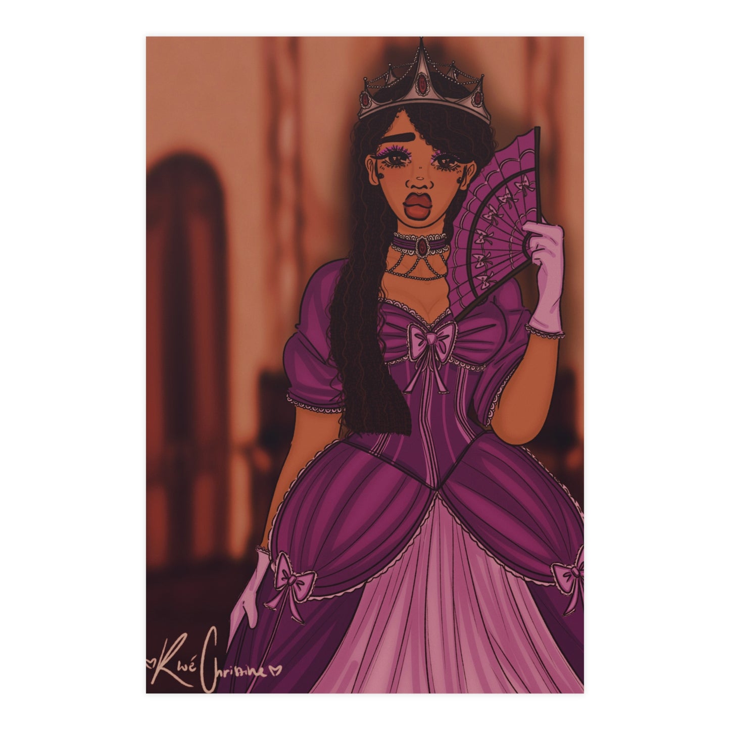 Vertical Matte Poster - Princess