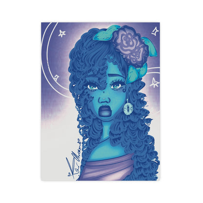 Vertical Matte Poster - Blue Rose