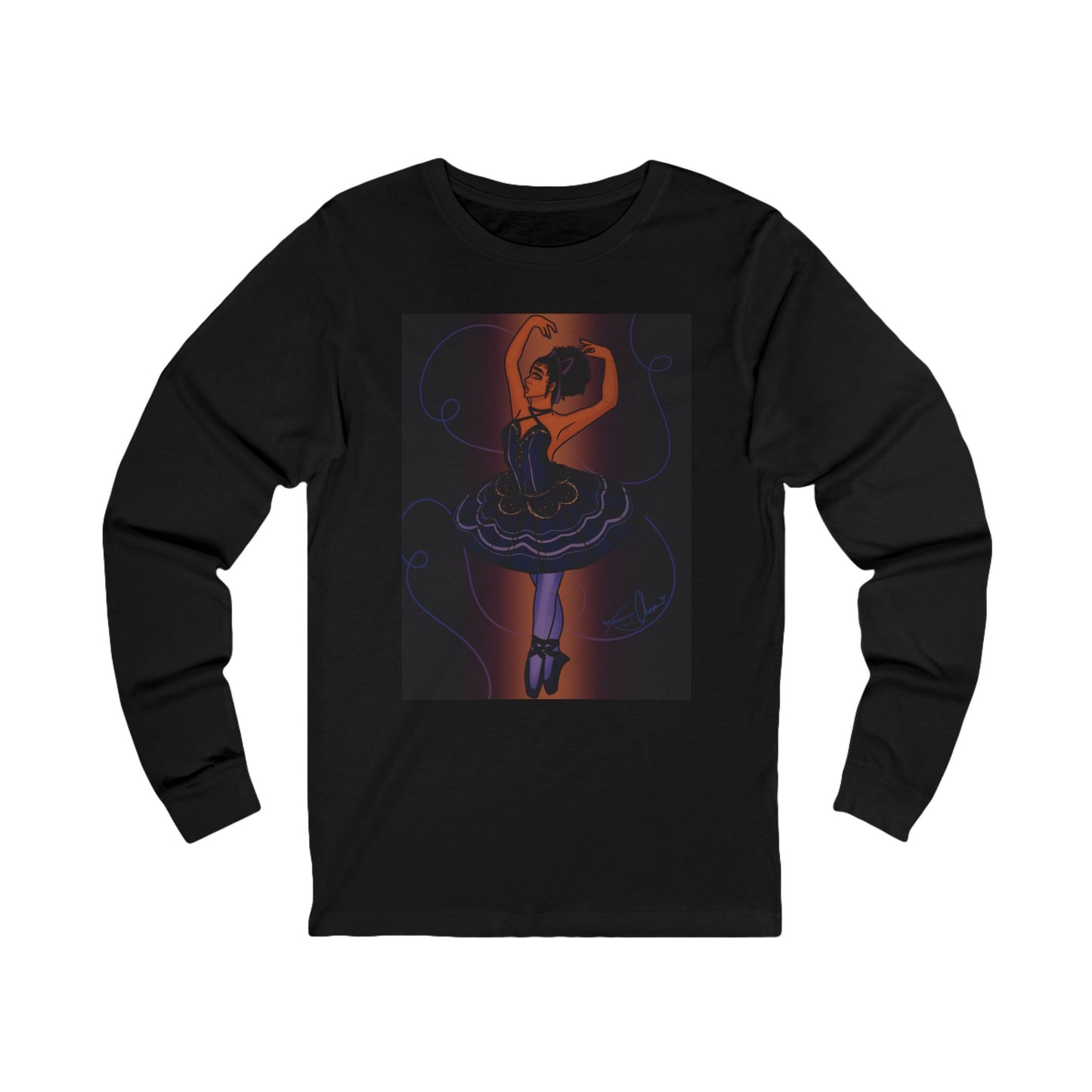 Unisex Jersey Long Sleeve Tee (Ballerina)