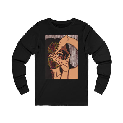 Unisex Jersey Long Sleeve Tee (Illusions [color])