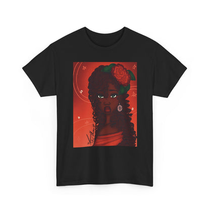 Unisex Heavy Cotton Tee (Rose)