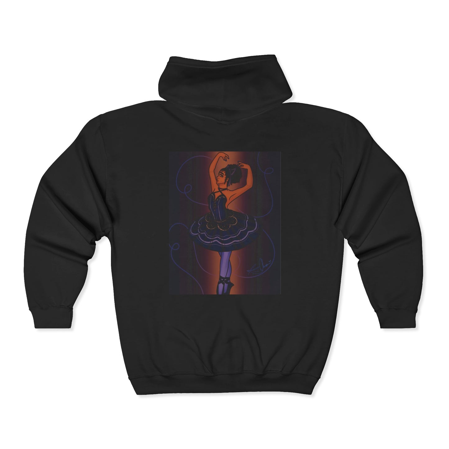 Unisex Heavy Blend™ Full Zip Hooded Sweatshirt (Ballerina)