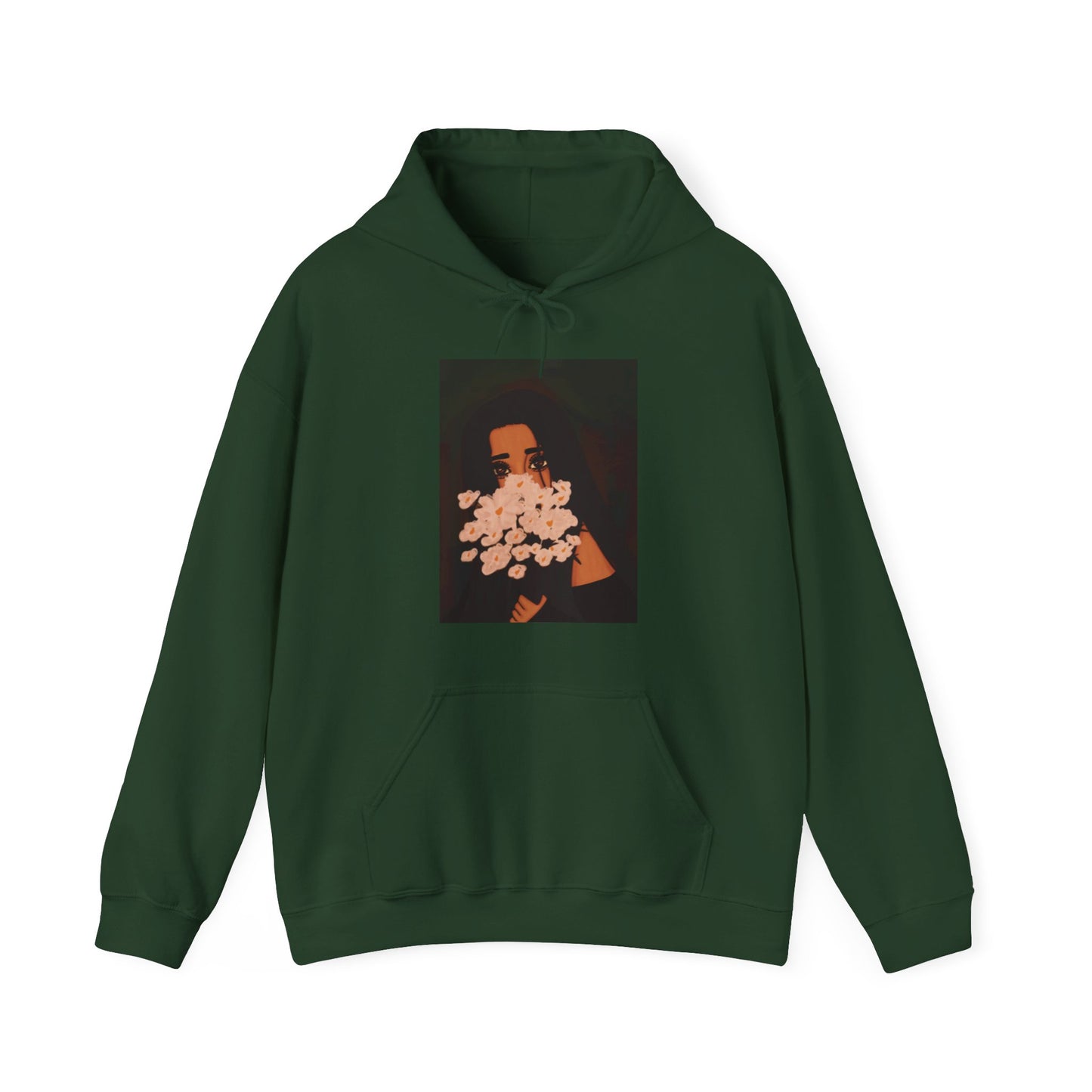Unisex Heavy Blend™ Hooded Sweatshirt (Flowers V2)