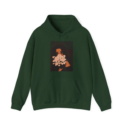 Unisex Heavy Blend™ Hooded Sweatshirt (Flowers V2)