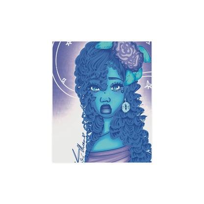 Vertical Matte Poster - Blue Rose