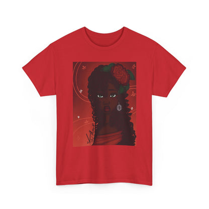 Unisex Heavy Cotton Tee (Rose)
