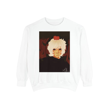 Unisex Garment-Dyed Sweatshirt (Apple)