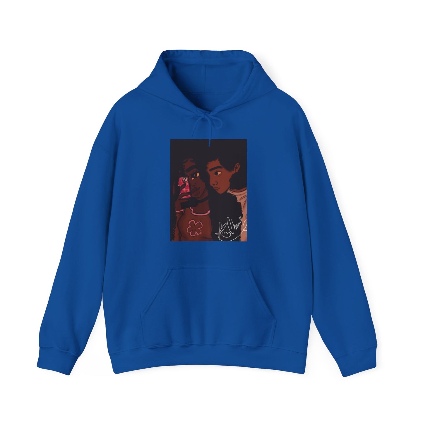 Unisex Heavy Blend™ Hooded Sweatshirt (Black Love V2)