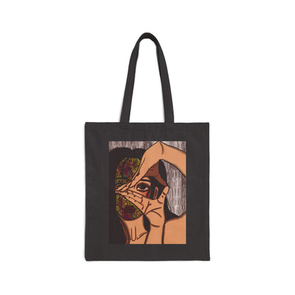 Cotton Canvas Tote Bag (Illusions [color])