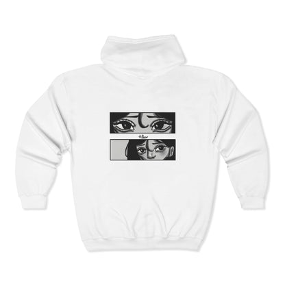 Unisex Zip Up Sweatshirt - A Quiet Moment