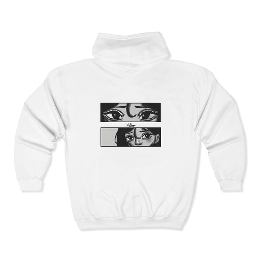 Unisex Zip Up Sweatshirt - A Quiet Moment