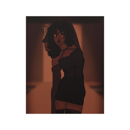Vertical Matte Poster - Model