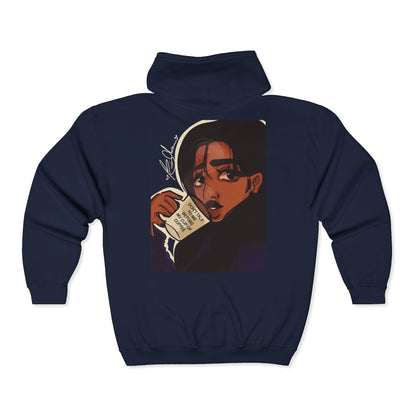 Unisex Zip Up Sweatshirt - Coffee