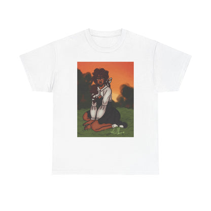 Unisex Heavy Cotton Tee (Sunset)