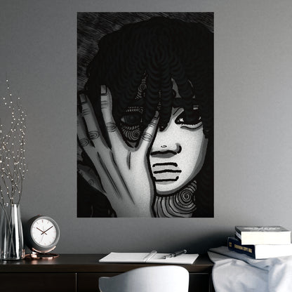 Vertical Matte Poster - Fear