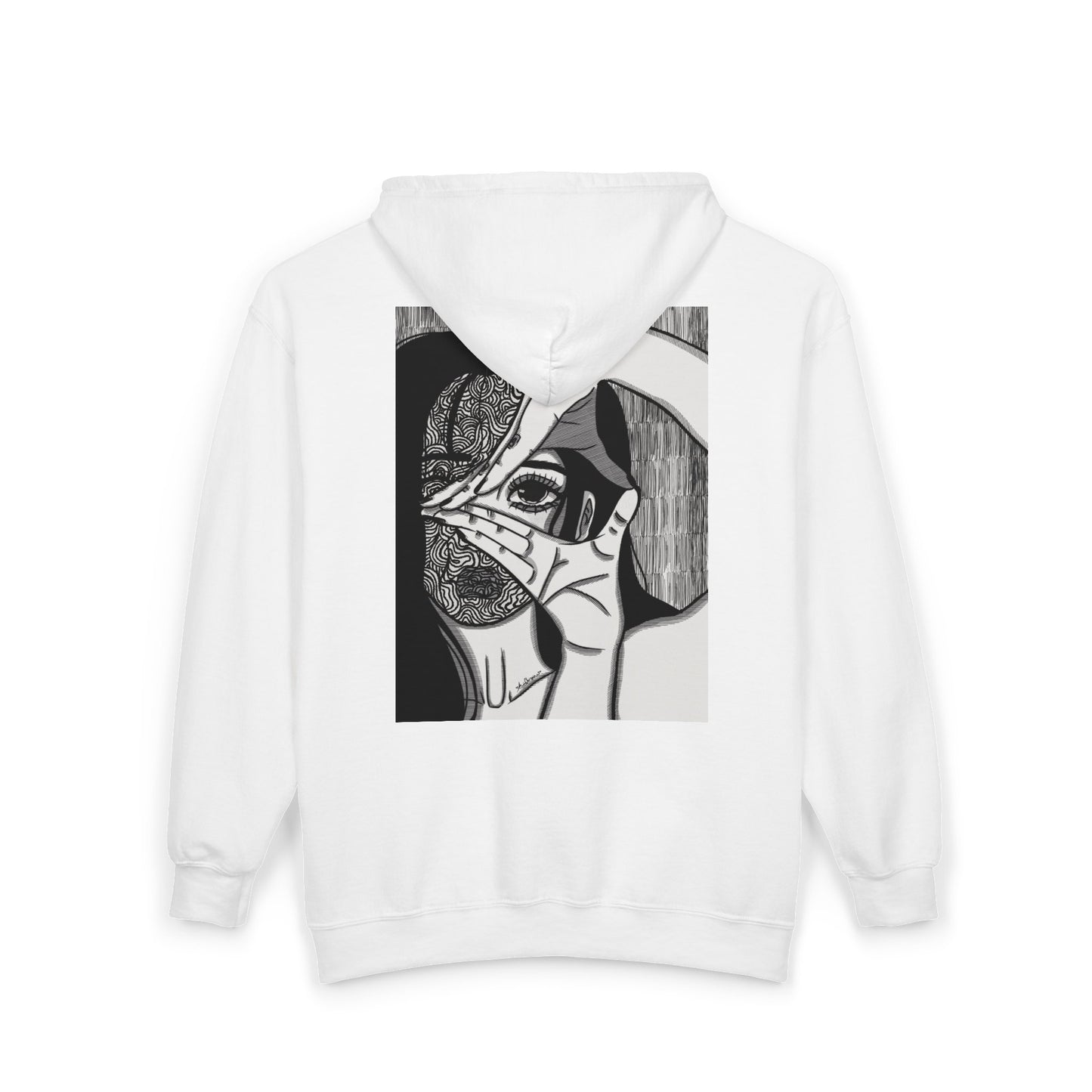 Unisex Zip Up Sweatshirt - Illusions