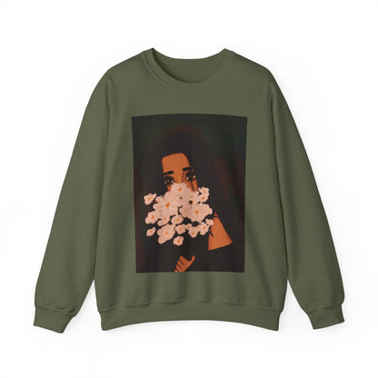 Unisex Heavy Blend™ Crewneck Sweatshirt (Flowers)