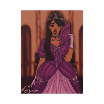 Vertical Matte Poster - Princess