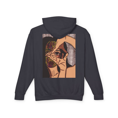 Unisex Lightweight Hooded Sweatshirt (Illusions [color])
