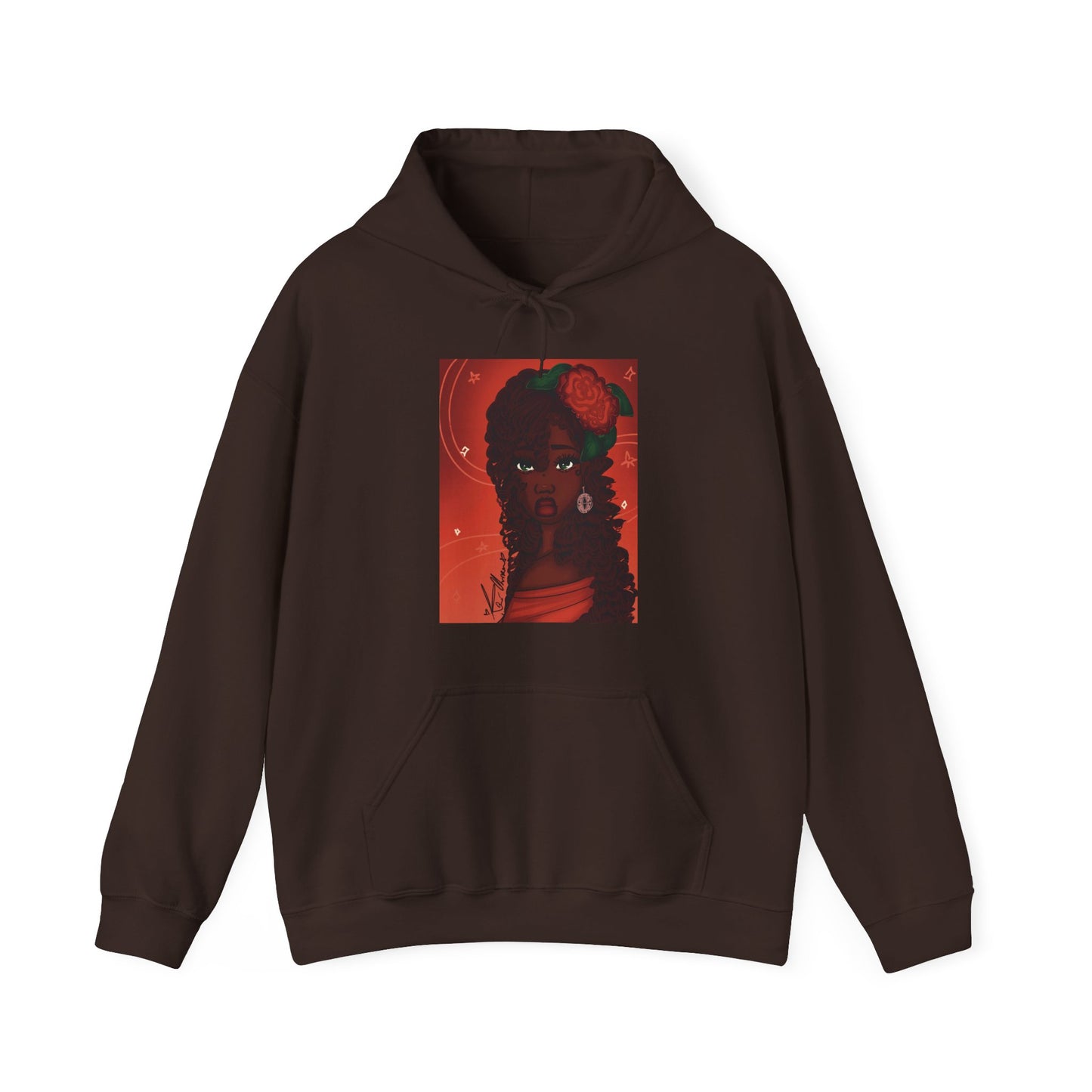 Unisex Heavy Blend™ Hooded Sweatshirt (Rose V2)
