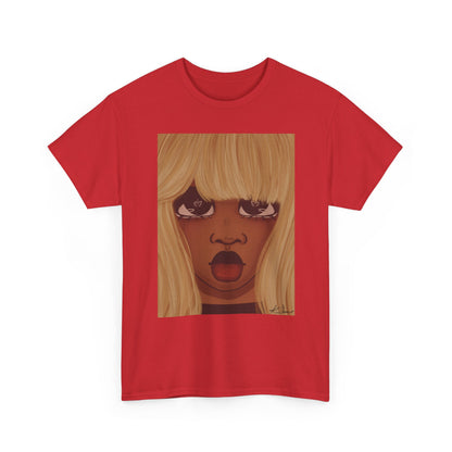 Unisex Heavy Cotton Tee (Heart Eyes)