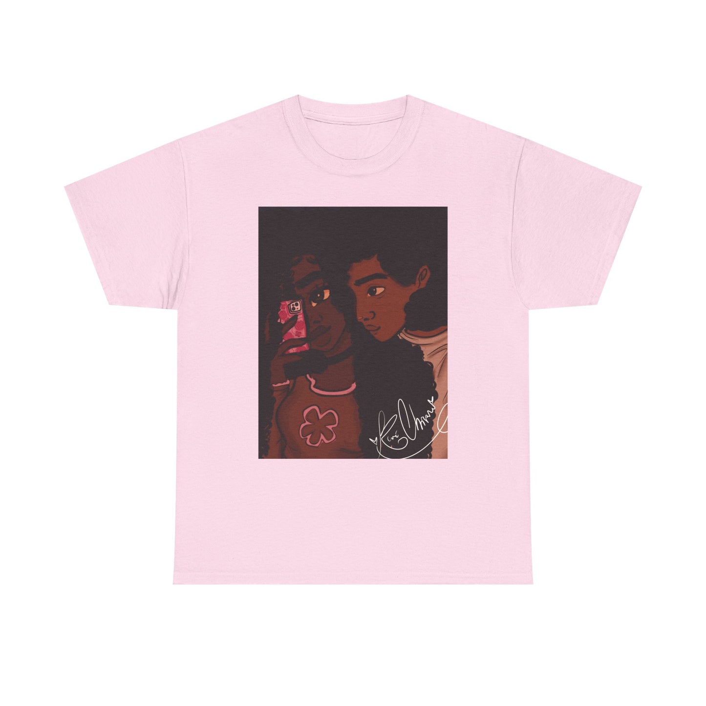 Unisex Heavy Cotton Tee (Black Love)