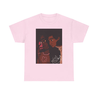 Unisex Heavy Cotton Tee (Black Love)