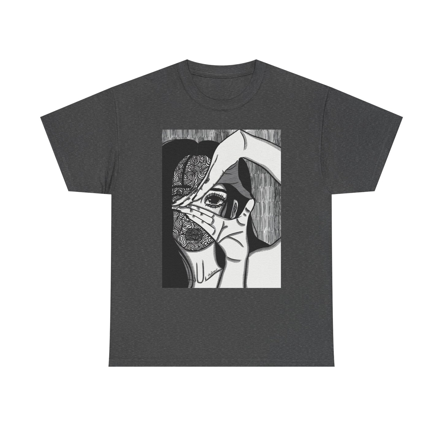 Unisex Heavy Cotton Tee (Illusions)