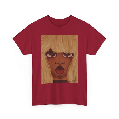 Unisex Heavy Cotton Tee (Heart Eyes)