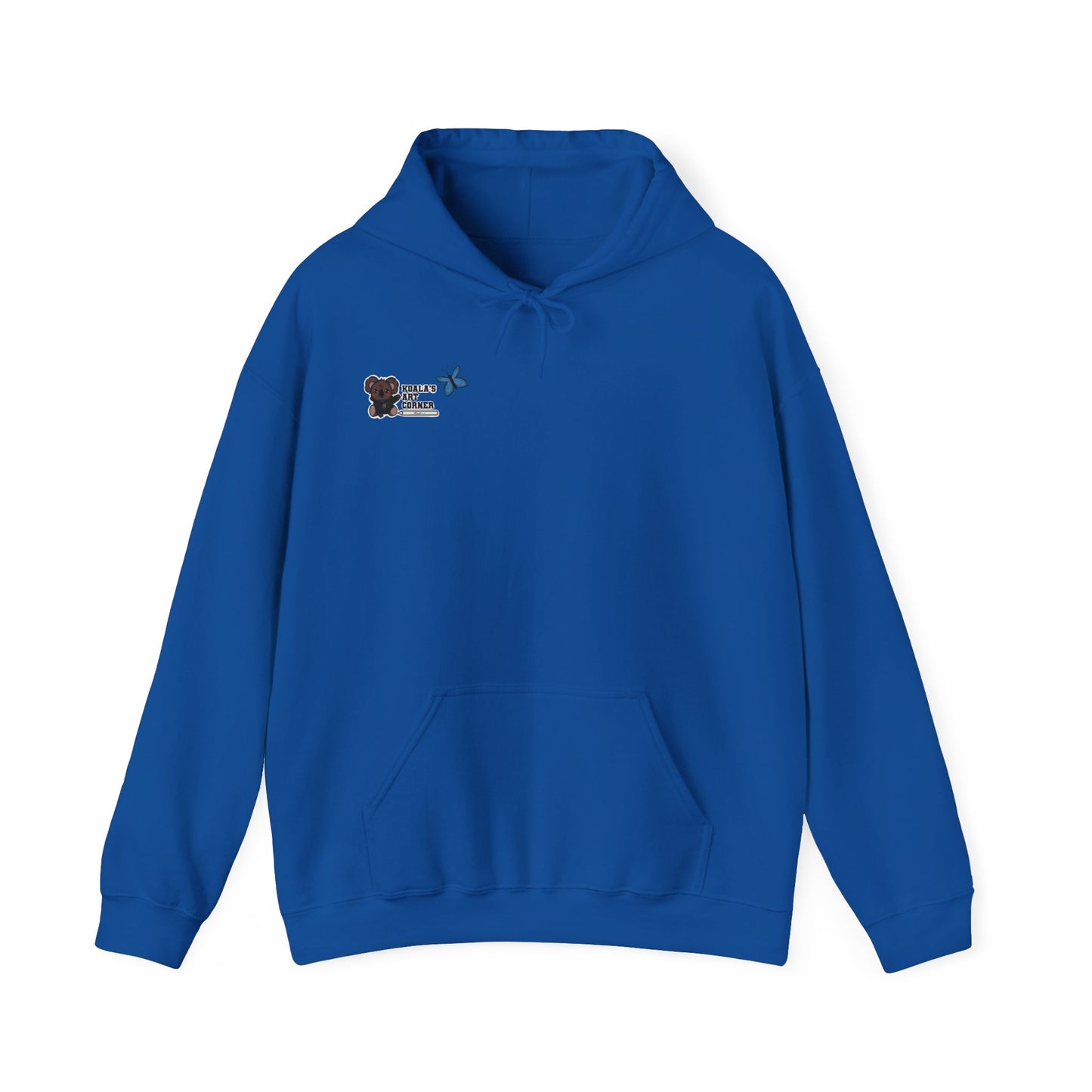 Unisex Heavy Blend™ Hooded Sweatshirt (Blue Butterfly)