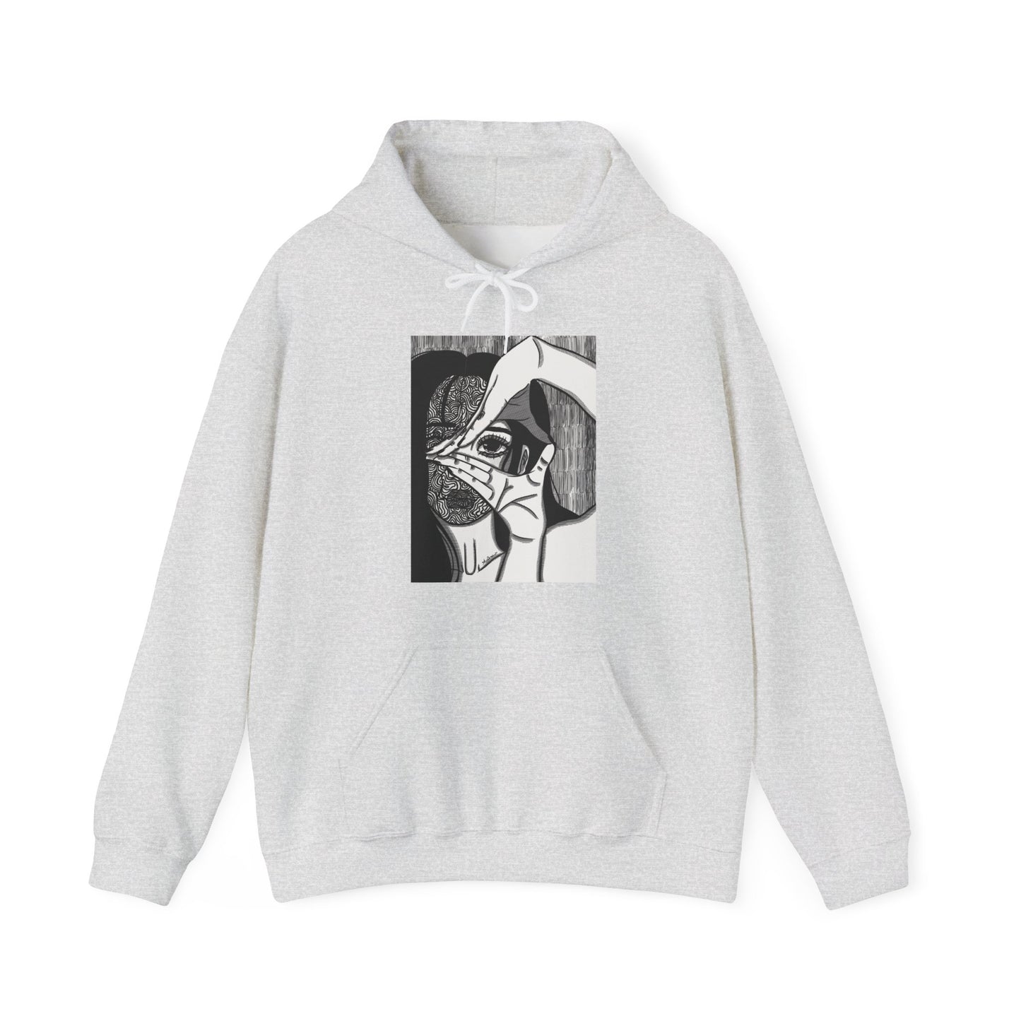 Unisex Heavy Blend™ Hooded Sweatshirt (Illusions V2)