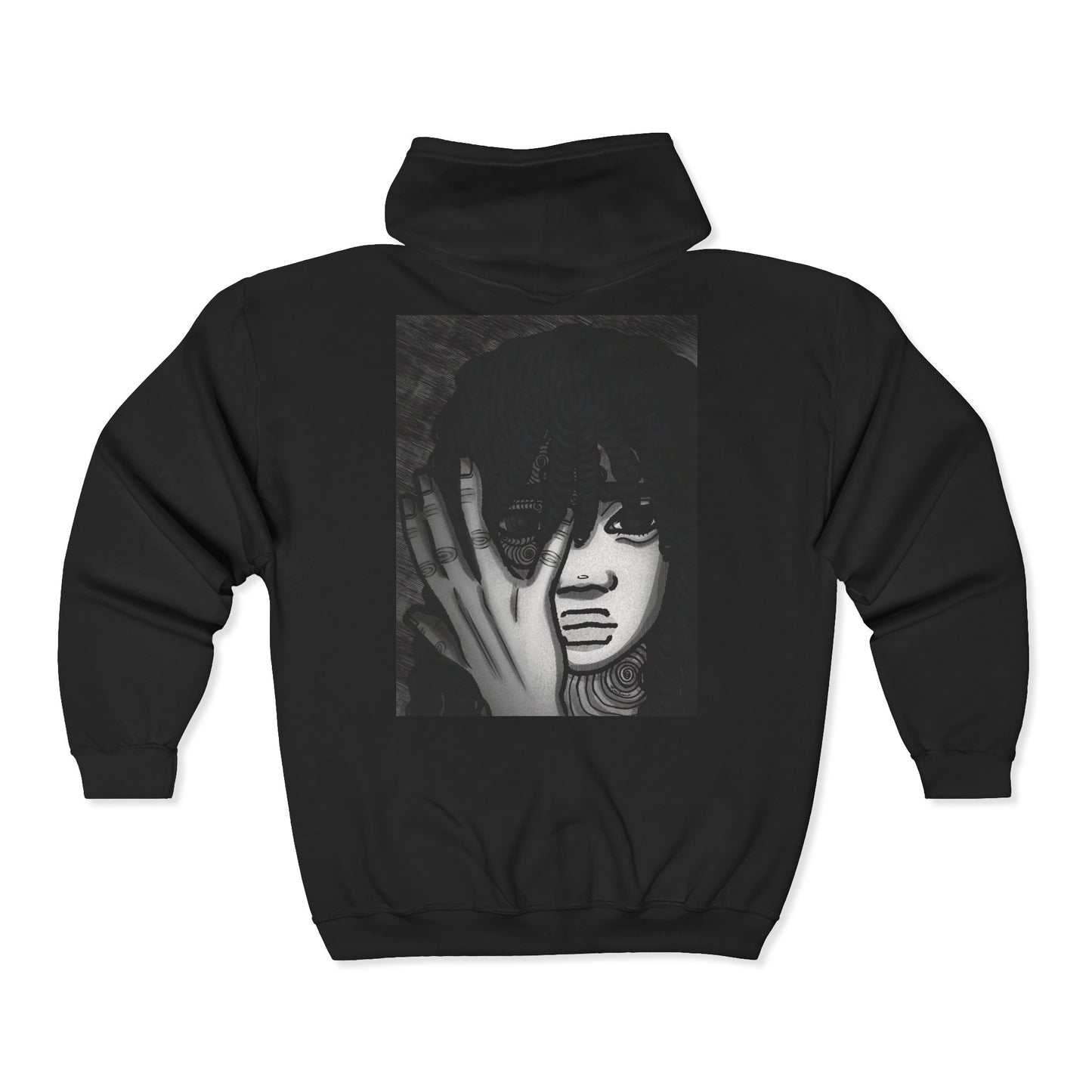 Unisex Zip Up Sweatshirt - Fear