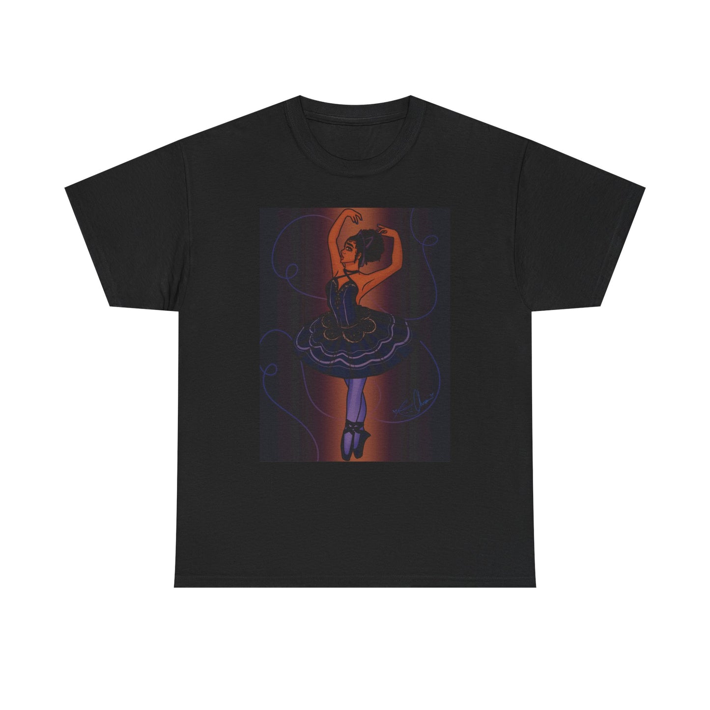 Unisex Heavy Cotton Tee (Ballerina)