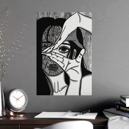 Vertical Matte Poster - Illusions