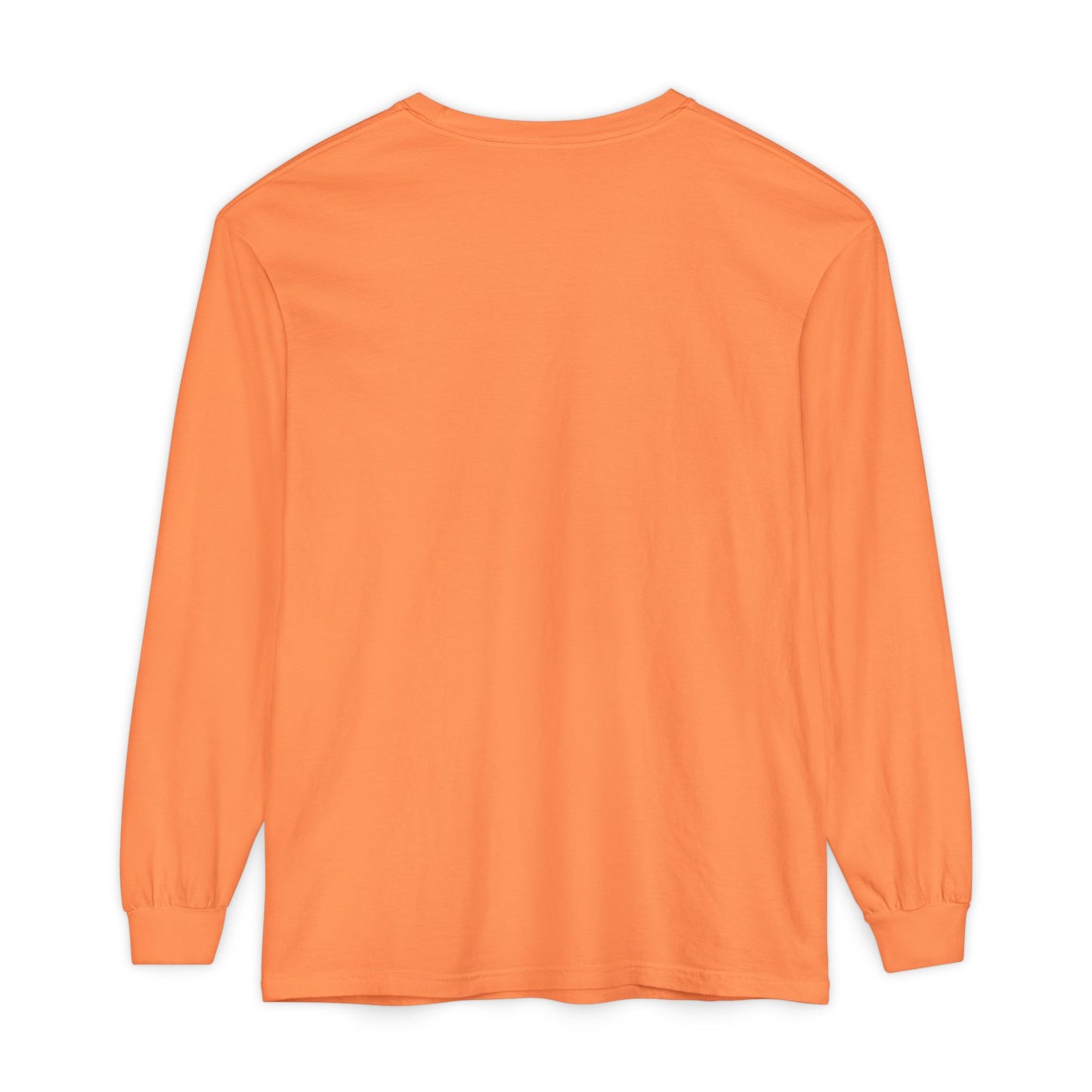 Unisex Garment-dyed Long Sleeve T-Shirt (Sunset)