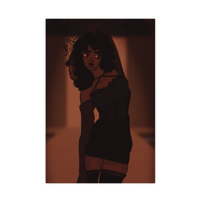 Vertical Matte Poster - Model