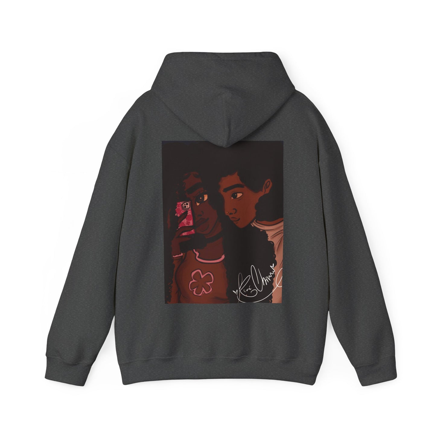 Unisex Heavy Blend™ Hooded Sweatshirt (Black Love)